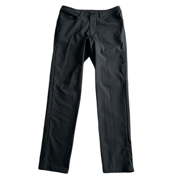Lululemon Size 28 ABC Pant Slim Warpstreme 30" Black Pants - Picture 1 of 4
